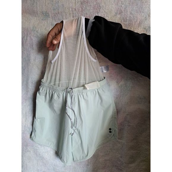 Ron Dorff Mens Xsmall Running Shorts PALE Mint Green Exercise Marathon - Picture 2 of 9